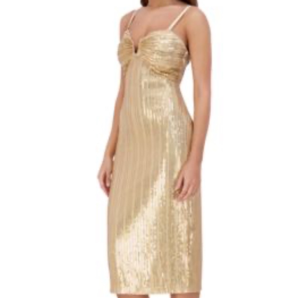 Siena Studio Gold Sequin Midi Dress! Brand new with tags size 8🍾
